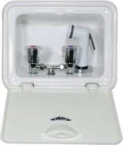 Scandvik 10640 Shower Box: Standard Sprayer With Chrome Plated Brass Mixer