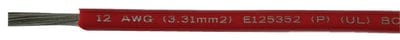 Primary Tinned Copper Wire: 100' 12AWG Red