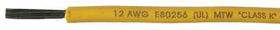 Primary Tinned Copper Wire: 100' 12AWG Yellow