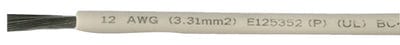 Primary Tinned Copper Wire: 100' 12AWG White