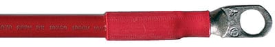 Tinned Copper Battery Cables: 24" 4AWG Red