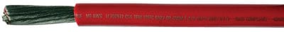 Cobra Tinned Copper Battery Cable: 25' 1/0 AWG Red