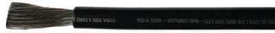Cobra Tinned Copper Battery Cable: 25' 1/0 AWG Black