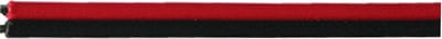 Tinned Copper Bonded Ribbon Cable: 100' 16/2 AWG Black/Red