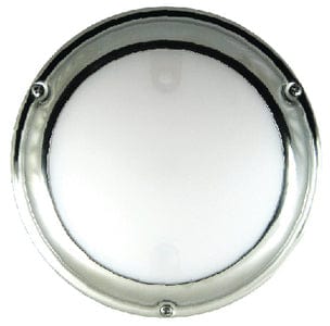 Lumitec Touch Dome: Stainless Steel Bezel: White/Blue: Dimming