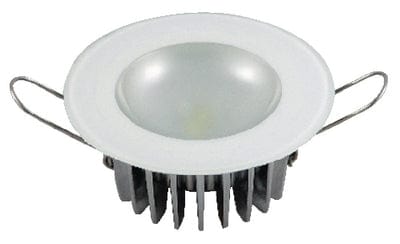 Lumitec 113199 Mirage Flush Mount Down Light w/Glass Bezel & Warm White LEDs
