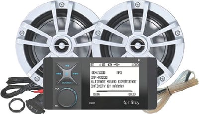 Infinity INFMPK3000 Wake Series Source Unit w/1 Pr. 6.5" 225W Speakers