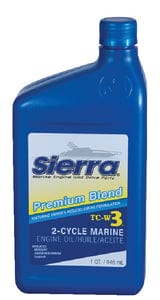 Sierra 1895001 Blue Premium TC-W3 2 Cycle Engine Oil: Pt.