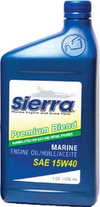 Sierra 95542 Premium Blend Heavy Duty Engine Oil 15W-40: Qt.: 12/case