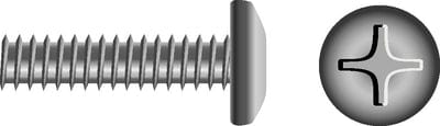 Phillips Machine Screw - Pan Head. 4-40 x 1"