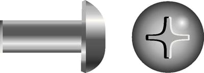 Phillips Barrel Nut - Truss Head<BR>6-32 x 3/8"