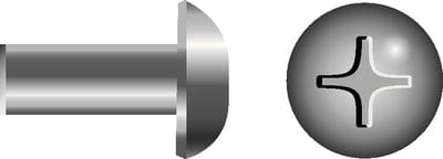 Phillips Barrel Nut - Truss Head<BR>10-24 x 1/2"