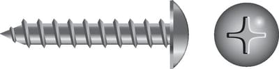 Phillips Tapping Screw - Truss Head<BR>#8 x 1/2"