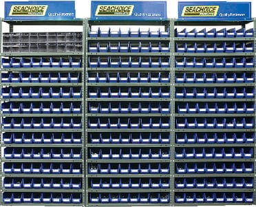 LARGE FASTENER DISPLAY 308 PCS