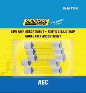 Seachoice Low Amp AGC Glass Fuse Assortment: 5ea