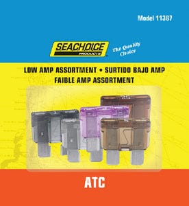 Seachoice Low Amp ATC Glass Fuse Assortment: 5ea