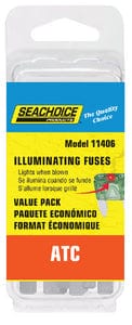 Seachoice ATC Indicating Fuse Value Pack: 25ea