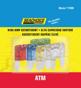 Seachoice High Amp ATM Glass Fuse Assortment: 5ea