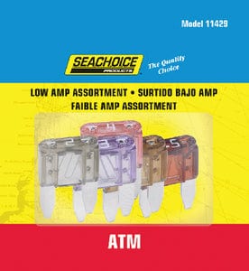 Seachoice Low Amp ATM Glass Fuse Assortment: 5ea