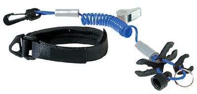 Seacchoice Ultimate Lanyard<BR>Blue/Silver