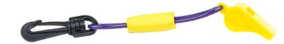 Seachoice 11727 Yellow Whistle On Purple Floating Key Chain