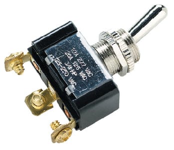 Seachoice 2 Position Toggle Switch With 3 Screw Terminals On/On