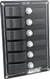 Seachoice Breaker Panel With Rocker Switches