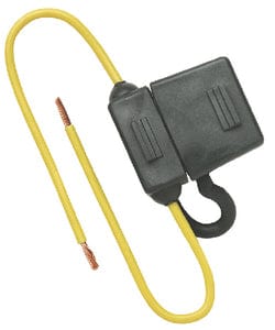 Seachoice 12673 ATC In-Line Fuse Holder: 20 Amp: 4": 16 Gauge Wire