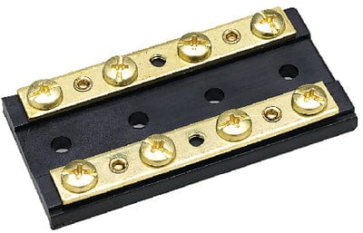 Seachoice 13501 Terminal Block With Brass Hardware