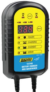 Seachoice Battery Charger And Maintainer<BR>12V-24V 4-8 AMP