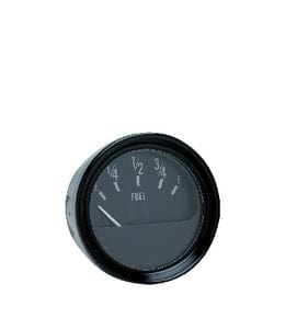 Seachoice 15441 Fuel Gauge: Black Bezel