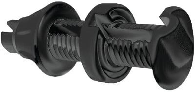 Seachoice 17901 Cable Thru Hull Fitting - Black - 1/4" Slot: 1-1/4" Flange