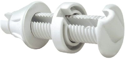 Seachoice 17921 Cable Thru Hull Fitting - White - 1/4" Slot: 1-1/4" Flange