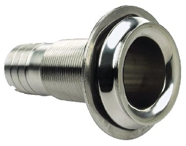 Seachoice 18611 Mega-Flow Dripless 316 Stainless Thu Hull: 1"