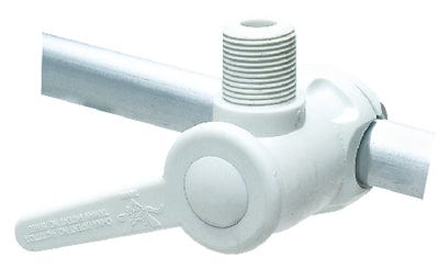 Seachoice 19561 Nylon Antenna Rail Mount - White