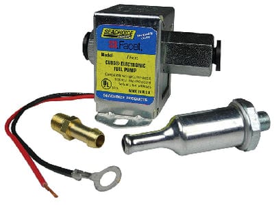 Seachoice 20321 12V Cube Electronic Fuel Pump Kit Includes 74 Micron Filter