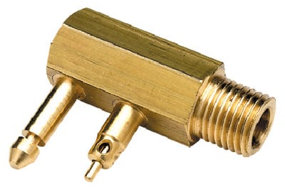 Seachoice Deluxe Fuel Connector For BRP/Evinrude/Johnson: Brass - Male Tank Fitting 1/4" NPT