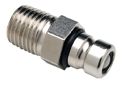 Seachoice Deluxe Fuel Connector For Chrysler/Force: Chrome Plated Brass - Male Tank Fitting 1/4" NPT