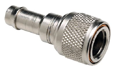 Seachoice Deluxe Fuel Connector For Chrysler/Force: Chrome Plated Brass - Female Hose Fitting 3/8" Barb