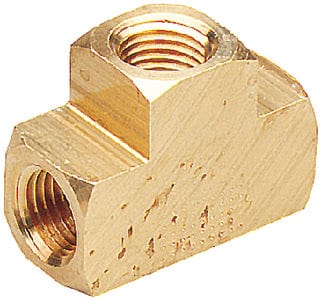 Seachoice Female Brass Tee Fitting 1/4" NPT