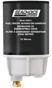 Seachoice 10 Micron Fuel/Water Separating Filter With Metal Bowl for Inboards/Outboards