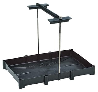 Seachoice 22021 Battery Tray With Stainless Steel Hold Down Rods