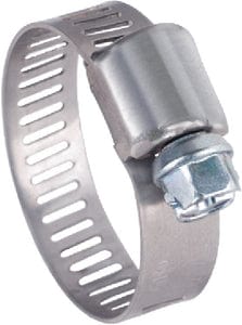 Seachoice 233768 Plated Screw Hose Clamps: 1/2" Band: Size #24: 10/Bx