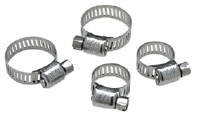 Seachoice Stainless Steel Hose Clamp Set (Includes 2 each of 7/32-5/8" and 7/16-25/32")