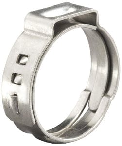 Seachoice 23441 Stainless-Steel Pinch Hose Clamps: 3/8" / 9.5mm OD - Bag of 10