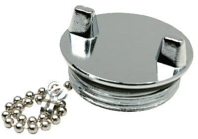 Seachoice Chrome Plated Zamak Replacement Cap For Seachoice Deck Fill 32041