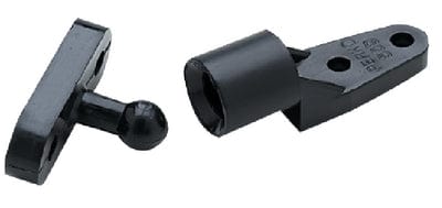 Seachoice Black Plastic Door Catch (1 Pair Per Pack)