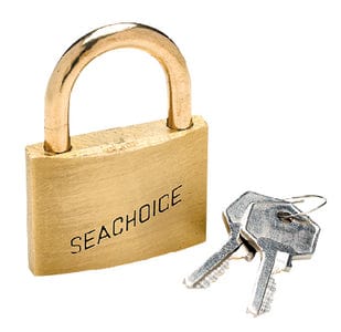 Seachoice 37201 1-1/4" Solid Brass Body Padlock - Single Lock