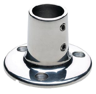 Seachoice Round Base Rail Fitting For 7/8" OD Tubing