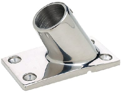 Seachoice Rectangular Base Rail Fitting for 7/8" OD Tubing